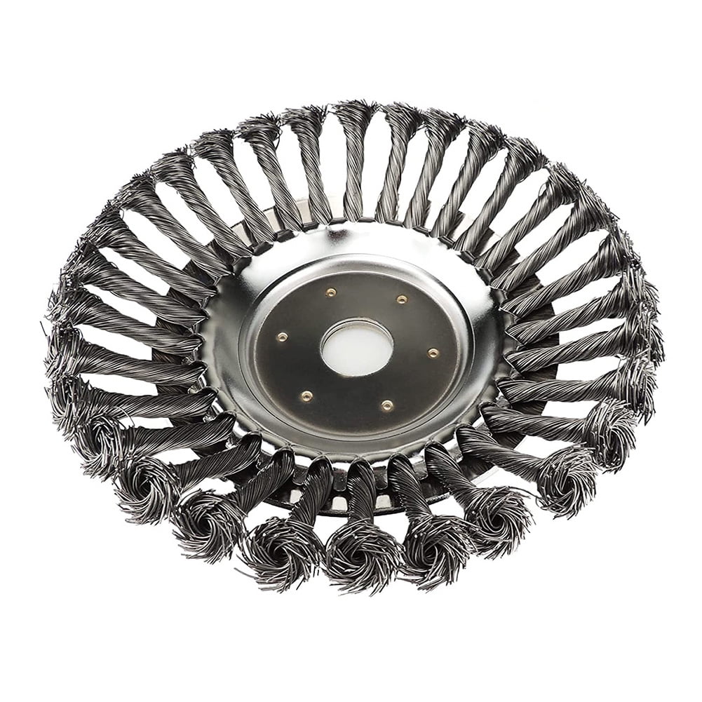 rudenlos 8 inch Steel Wire Weed Trimmer Head Rounded Edge Grass Brush Removal Tool Walmart Canada