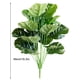 thumbnail image 2 of Plantas artificiales Deja suministros de plantas de plástico para el hogar falso de la hoja de palma de la palma, verde intenso, verde completo Guardurnaity HA8159-01B, 2 of 6