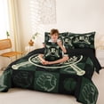 thumbnail image 4 of Erosebridal Vintage Beige Letter E 7-Piece Twin Bedding Sets,Boys Baseball Ball Game Bedding Comforter Set For Kids Men,Reversible black, 4 of 7