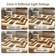 thumbnail image 7 of ODIKA 9'x12' Washable Area Rug Non-Shedding, Easy Care Contemporary Abstract Rectangular Motifs Balanced Transitional for Master Suite, California King, Under Bed, 7 of 7