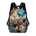 thumbnail image 1 of Los Cuatro Fantásticos-theme Backpack, Campus style schoolbag Bookbag with Adjustable Shoulder Straps And Large Zip Compartment, Unisex Travel Bags., 1 of 6