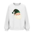 thumbnail image 3 of Women's Fashion Loose Casual Christmas Printed Round Neck Long Sleeve Hoodless Sweatshirt, 3 of 6