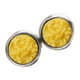 thumbnail image 1 of Pendientes de aro Minnieouse acero inoxidable incrustaciones de diamantes de imitación Amarillo, 1 of 6