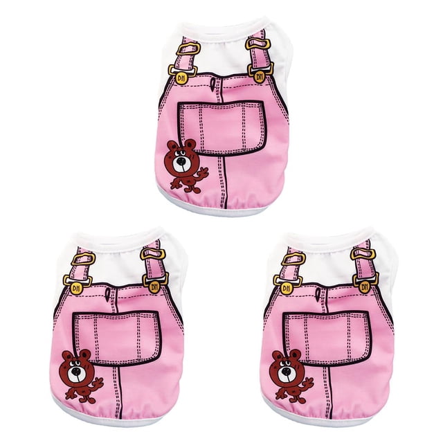 Greeniant Ropa para cachorros sin hebillas, chaleco transpirable a rayas para perros, camisetas para perros, disfraces, camisa para mascotas de primavera y Type1 NO1 Greeniant CBP272302