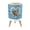 Color 3, variant on Coastal Small Trash Can with Lid Vintage Beach Fish Anchor Geometric 1.8 Gallon Dog Proof Trash Can Round Garbage Can Waste Bin Wastebasket for Bathroom Bedroom Living Room