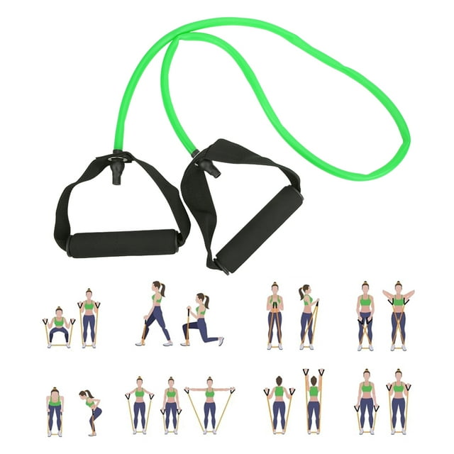 Bande de Résistance, Ceinture Élastique en Latex à Fentes, Bande de Résistance pour Yoga Entraînement à Domicile Expansion de la Poitrine Perte de Poids Bleu, Rouge, Vert