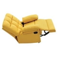 thumbnail image 5 of Glory Furniture Cindy Twill Fabric Rocker Recliner in Yellow, 5 of 8