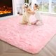 thumbnail image 1 of Alfombra de Área Noahas Esponjosa Rosa 120x180 cm para Dormitorio Infantil, 1 of 6