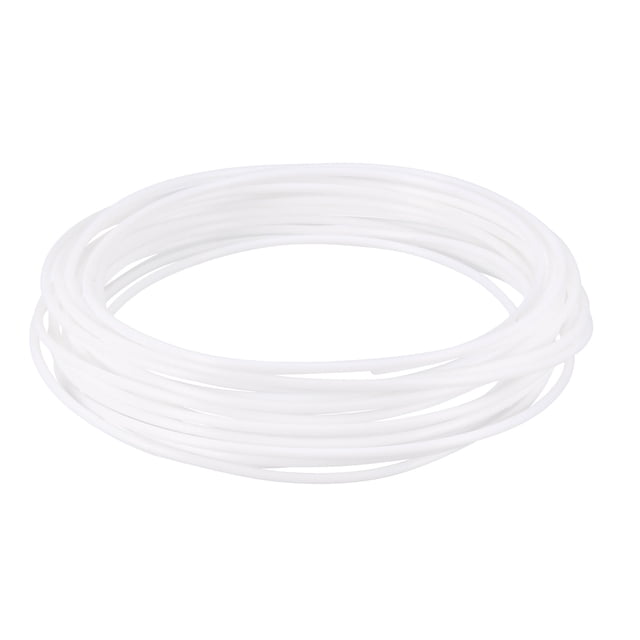 Recargas de Filamento para Lápiz 3D Uxcell, 16Ft 1.75mm Recargas de Filamento PLA, Blanco