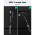 thumbnail image 2 of Cable extensor HDMI Highwings 8K 4K 2.1 48 Gbps macho a hembra 30 cm, 2 of 8