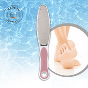 Wonder Pedi Double Sided Foot File Emery Stainless Steel - Professional Feet Callus Remover Foot Rasp