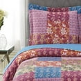 thumbnail image 3 of Kenzy Microfiber Twin XL Quilt Sets- 2 Piece Oversized Reversible Printed Coverlets, 3 of 10
