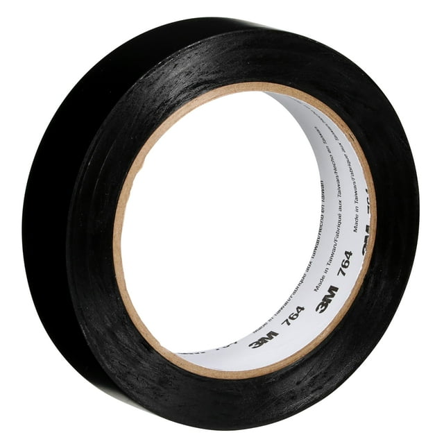 Cinta de vinilo 3M 764 de uso general, 5 cm x 33 m, color negro