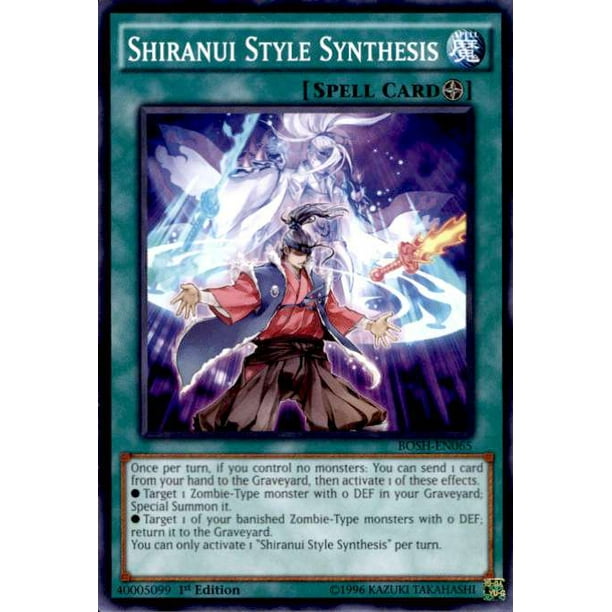 Yugioh Breakers Of Shadow Shiranui Style Synthesis Bosh En065 Walmart Com Walmart Com