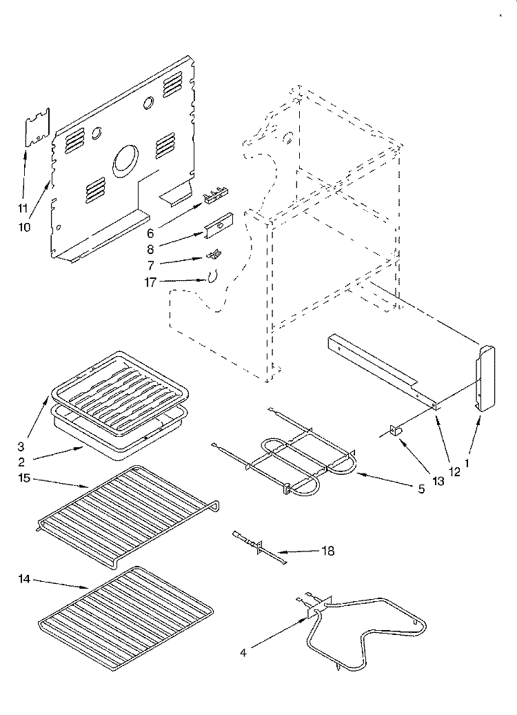Whirlpool WP3185641 Rack Oven OEM Part