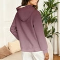 thumbnail image 5 of cocolona Hoodies for Women Winter Warm Fleece Hoodies Fashion Gradient Color Long Sleeve Pullover Sweatshirts, 5 of 7