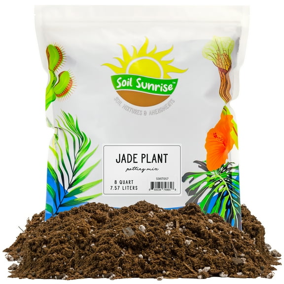 Jade Plant Potting Soil Mix (8 Quarts), Hand Blended Additive for Jade Succulents