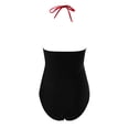 thumbnail image 4 of Sngxgn Women's Swimsuit Plunge Neckline Cutout Criss Cross Bathing Suit(Red,XL), 4 of 4