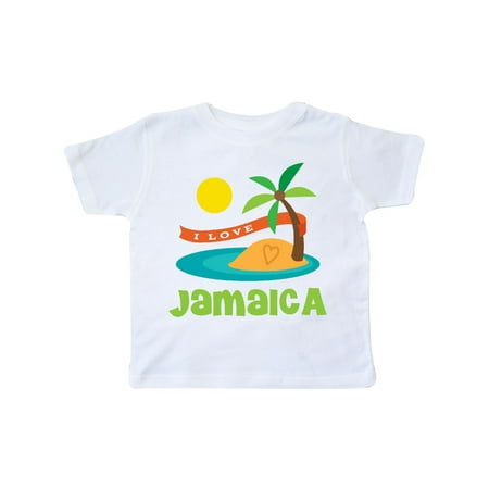I Love Jamaica Toddler T-Shirt (Best Month To Go To Jamaica)