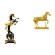 thumbnail image 1 of Colección De Esculturas De Figuras De Caballos Modernas Para Dormitorio, Sala De Estar, Escritorio, Centro De Mesa Y Decoración De Oficina En Casa, Adorno De Animal Grabado En Resina., 1 of 8