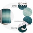 thumbnail image 5 of Abstract Turquoise Shower Curtains for Bathroom Waterproof Fabric Bath Curtains Decor Bath Tub Curtain Modern Gradient Minimalist Stripes Decorative Shower Curtain Sets with 12 Hooks, 72x72 Inch, 5 of 6