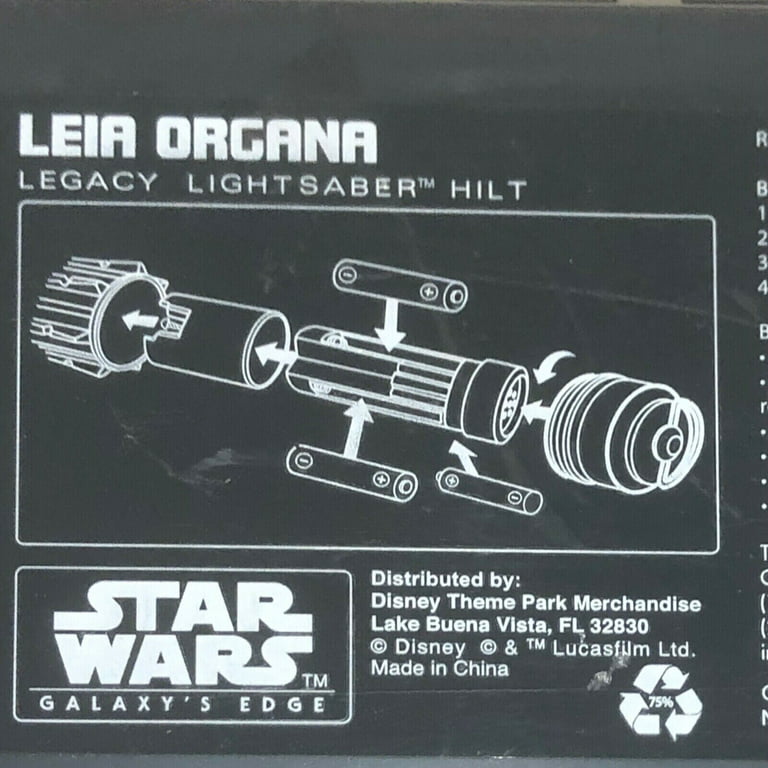 Disney Parks Galaxy's Edge Leia Organa Legacy Lightsaber 