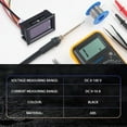 thumbnail image 2 of 6 Uds VoltíMetro Digital AmperíMetro DC 100V 10A Azul Rojo LED Medidor de Voltaje de Corriente Probador Panel de Pantalla Dual para AutomóVil, 2 of 5