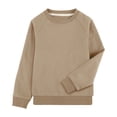 thumbnail image 7 of BIG ELEPHANT Boys Fleece Crew Neck Sweatshirt, Long Sleeve Basic Pullover for Kids, Sizes XXS-XL, 7 of 7