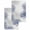 Blue White, variant on Sage Green White Kitchen Dish Towels for Drying Dishes Set of 2, Abstract Grey Chrysanthemum Flower Waffle Weave Microfiber Hand Tea Bathroom Towels Quick Dry & Absorbent Towel 15.7x23.6
