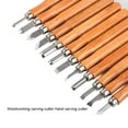 thumbnail image 2 of 12PCS/Set Bois Gravure Outils Kit Débutant Menuiserie Menuisier Menuisier Menuisier Fournitures, 2 of 6
