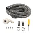 thumbnail image 2 of BAOSITY Generic Bilge Pump Hose, 1-1/8 inch Plumbing Installation Kit, Accessories Convenient Easy to Use 90 Degree Elbow for Boat White Elbow, 2 of 8