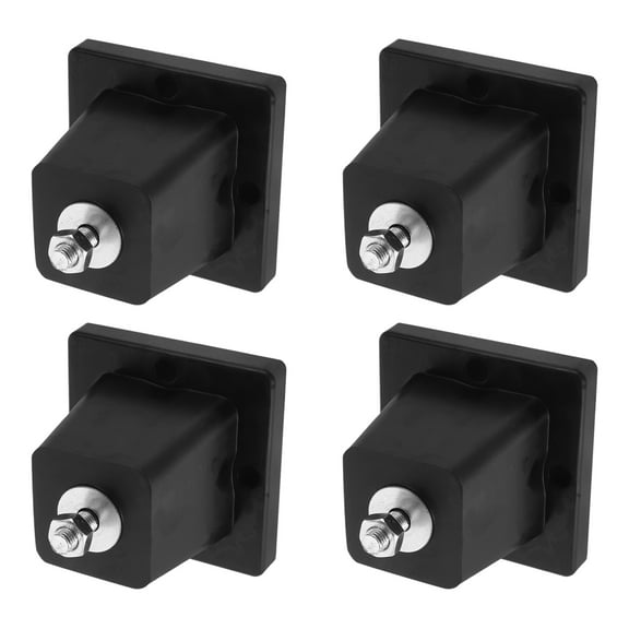 GARVALON 4Pcs Anti Vibration Pads for Air Conditioner Rubber Material Vibration Reduction Reusable