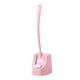 thumbnail image 5 of Escobilla de Baño con Soporte, Escobilla de Baño, Fregadora de Inodoro, Cepillo de Limpieza, Cabezal de Cepillo de Doble Cara para Inodoro Doméstico Rosa, 5 of 9