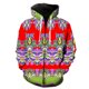 thumbnail image 1 of Sudadera con capucha y cremallera estilo nacional retro para hombre, estilo Harajuku, informal, divertida, unisex, con estampado 3D, a la moda, para adolescentes, talla grande, 1 of 6