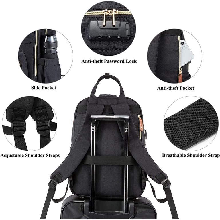 Lovevook Unisex Travel Backpack, Waterproof Laptop Bag for  display picture 1