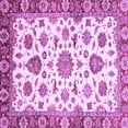 thumbnail image 1 of Ahgly Company Indoor Square Abstract Purple Modern Area Rugs, 6' Square, 1 of 4