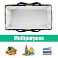 thumbnail image 5 of Christmas Reusable Foldable Laundry Basket Large Capacity Oxford Cloth Grocery Bags Collapsible Bucket Shopping Bag, 5 of 7