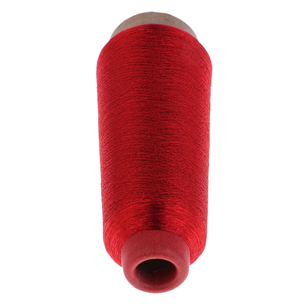 S SERENABLE Polyester Machine Thread Spool Metallic Embroidery Thread for Sewing Computer Embroidery, Hand Embroidery, Weaving, Piecing, 2 Spools