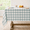 Aqua Plaid-55" x 120" (Rectangular), variant on Checkered Tablecloth Square Outdoor Linenton Gingham Table Cloth With Tassel Heavy Duty Wrinkle Free Plaid Cover For Kitchen Dining Summer Party - 55 X 55 Inch Beige