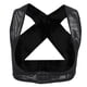 thumbnail image 1 of Corrector de postura transpirable, cinturón ajustable para soporte de hombros y espalda, negro (M), 1 of 8