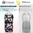thumbnail image 4 of Half Gallon Water Bottle with Sleeve 64 OZ Water Bottle with Straw & Time Marker to Drink Leakproof Motivational Water Jug with Insulated Holder for Women Men Workout Gym Sport, 4 of 6
