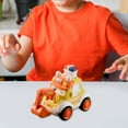 thumbnail image 1 of Press and Go-juguetes educativos para coche, regalos de cumpleaños, vehículos únicos y duraderos, juguetes para coche de bebé, juguete para niños y coche de ingenieria Hugo tirar del coche hacia atrás, 1 of 10