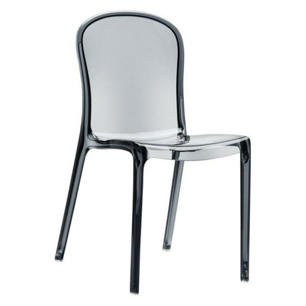 Compamia Isp033 Gwhi Victoria Polycarbonate Modern Dining Chair Set Of 2 Walmart Com Walmart Com