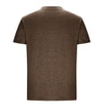 thumbnail image 5 of Men's Shirts Short Sleeve T-Shirt Casual Crew Neck Plain Tee Soft Moisture Wicking Basic Solid Color Summer Beach Tee Shirts, XL, 5 of 6