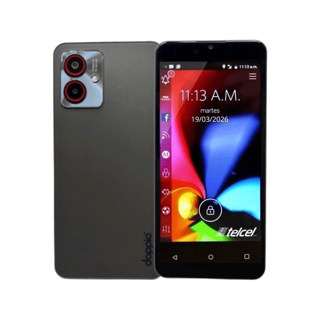 Celular Smartphone Doppio Capuchino S4128 6/128GB Telcel adulto mayor estudiante
