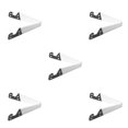 thumbnail image 2 of Ruiboury V Shape Adjustable Folding Mobile Smart Phone Tablet Stands Portable Size Bracket White 5Set, 2 of 6
