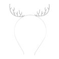 thumbnail image 4 of Diadema con astas CUTICAT navideñas con diamantes de imitación plata, 4 of 8