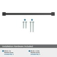 thumbnail image 5 of Amerock Lintel 12-5/8 inch (320mm) Center-to-Center Matte Black Cabinet Pull, 5 of 7