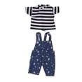 thumbnail image 5 of 16inch Fashion Doll Strap Jeans Suspender Pants and Stripe -shirt, 5 of 6