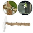 thumbnail image 3 of 25CM Pet Standing Rod, Bird Shower Perch, Outdoor Bird Wood Standing Rod Birds for Parrots, 3 of 8